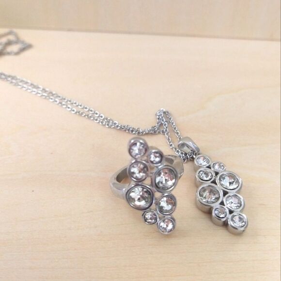 Jewelry - Necklace and Ring set in stainless steel